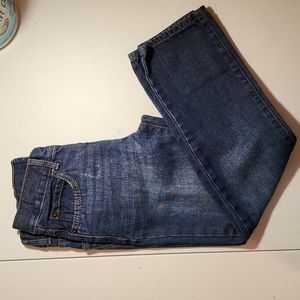 Children's Place Boys sz 7 STRAIGHT Leg Dark Wash Jeans